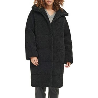 Women's Levi's® Long Quilted Sherpa Coat