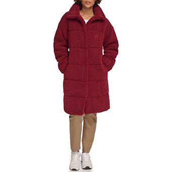 Women's Levi's® Long Quilted Sherpa Coat