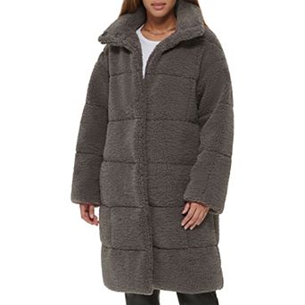 Women's Levi's® Long Quilted Sherpa Coat