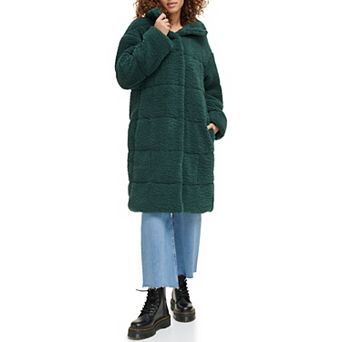 Women's Levi's® Long Quilted Sherpa Coat