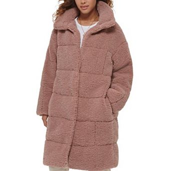Women's Levi's® Long Quilted Sherpa Coat