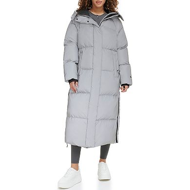 Women's Levi's Long Hooded Midweight Puffer Parka Coat