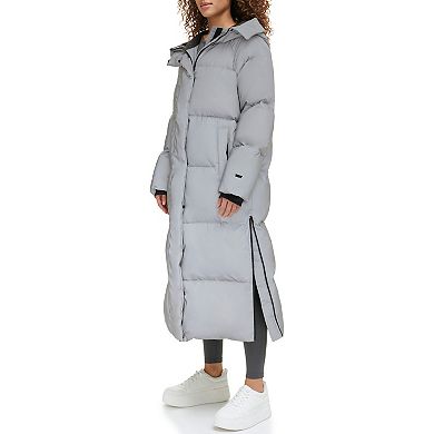 Women's Levi's Long Hooded Midweight Puffer Parka Coat