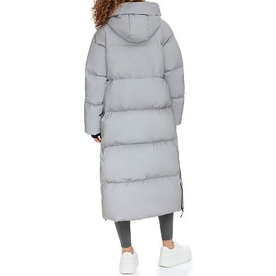 Women's Levi's Long Hooded Midweight Puffer Parka Coat