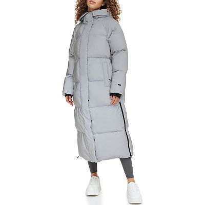 Women s Levi s Long Hooded Midweight Puffer Parka Coat