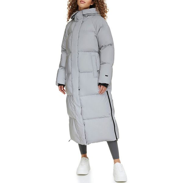 Women's Levi's® Long Hooded Midweight Puffer Parka Coat