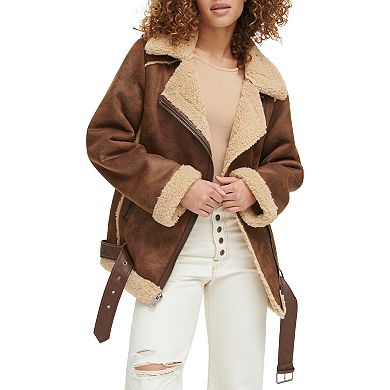 Women's Levi's® Faux Shearling Moto Jacket