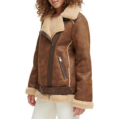 Women's Levi's® Faux Shearling Moto Jacket