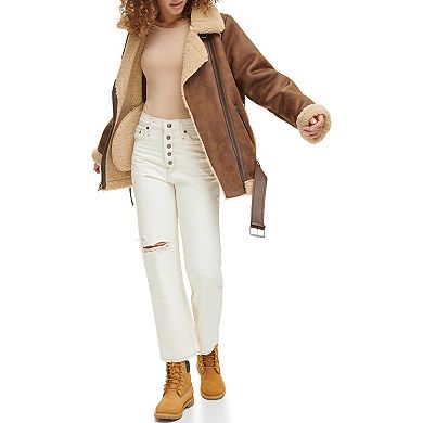 Women's Levi's® Faux Shearling Moto Jacket