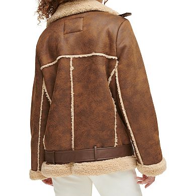 Women's Levi's® Faux Shearling Moto Jacket