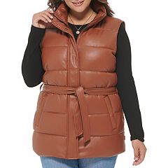 Plus Sleeveless Puffer Vest