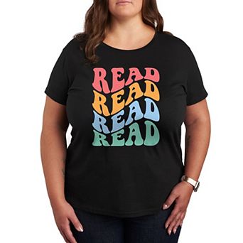 Plus Read Retro Stacked Graphic Tee