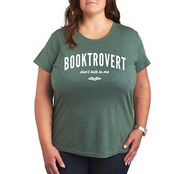 Plus Booktrovert Graphic Tee