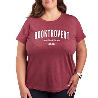 Plus Booktrovert Graphic Tee
