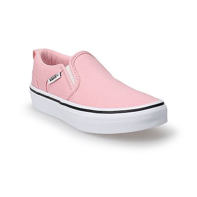 Girls van slip ons online