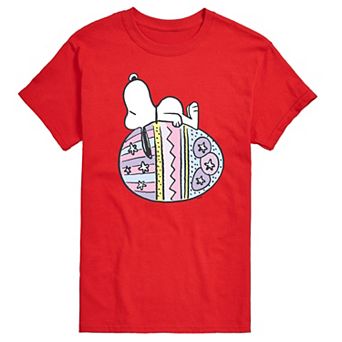 Men's Peanuts Snoopy Easter Egg Graphic Tee