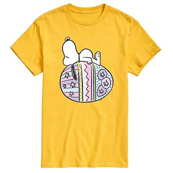 Men's Peanuts Snoopy Easter Egg Graphic Tee