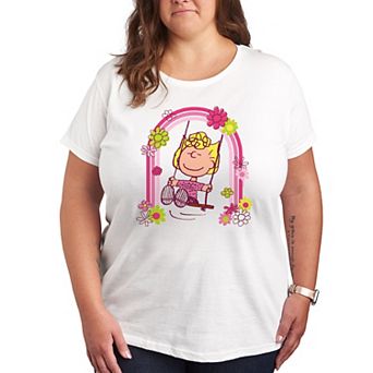 Plus Peanuts Sally Rainbow Swing Graphic Tee