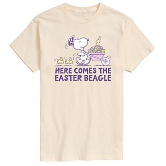 Men's Peanuts Easter Bunny's Helper Graphic Tee