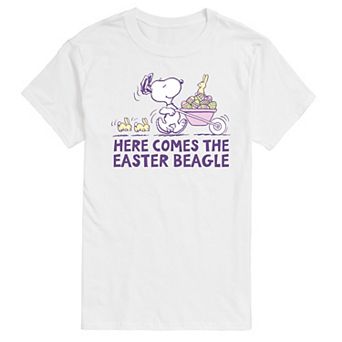 Men's Peanuts Easter Bunny's Helper Graphic Tee