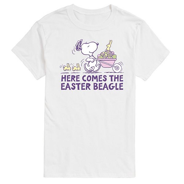 Men's Peanuts Easter Bunny's Helper Graphic Tee
