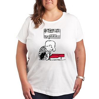 Plus Peanuts Schroeder Piano Graphic Tee