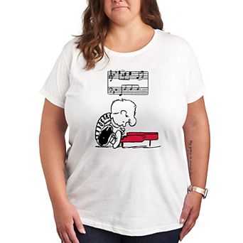 Plus Peanuts Schroeder Piano Graphic Tee