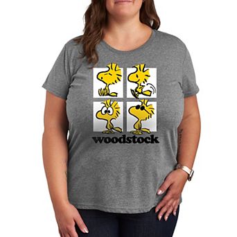 Plus Peanuts Woodstock Grid Graphic Tee