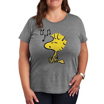 Plus Peanuts Woodstock Singing Graphic Tee