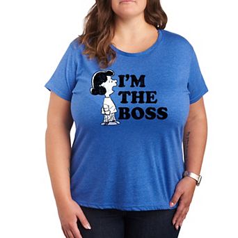 Plus Peanuts Lucy I'm The Boss Graphic Tee