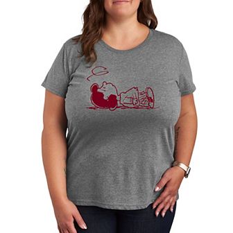 Plus Peanuts Lucy Laying Graphic Tee