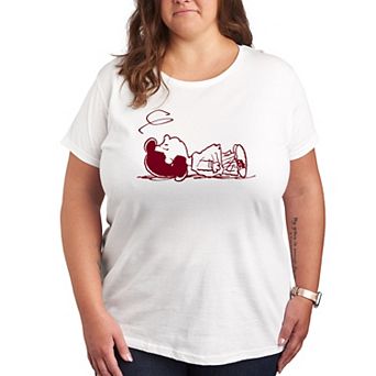 Plus Peanuts Lucy Laying Graphic Tee