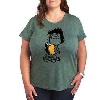 Plus Peanuts Marcie Reading Graphic Tee