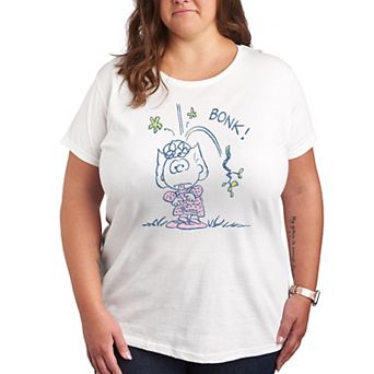Plus Peanuts Sally Bonk Graphic Tee