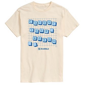 Men's Scrabble Choose Your Words Graphic Tee by Hasbro