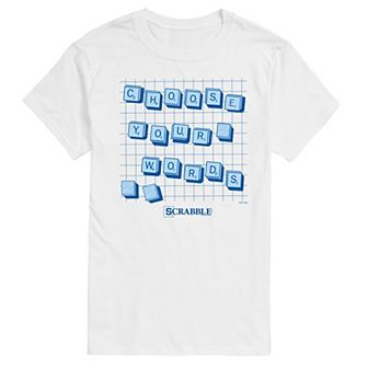 Men's Scrabble Choose Your Words Graphic Tee by Hasbro