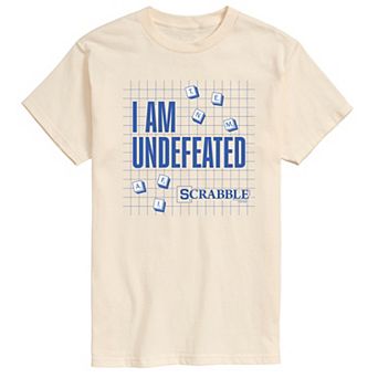 Men's Scrabble I Am Undefeated Graphic Tee by Hasbro