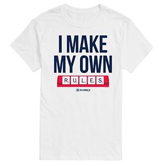Men's Scrabble I Make My Own Rules Graphic Tee by Hasbro