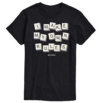 Men's Scrabble Make My Own Rules Graphic Tee by Hasbro