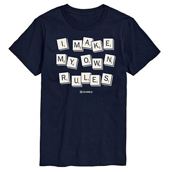 Men's Scrabble Make My Own Rules Graphic Tee by Hasbro