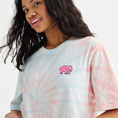 Juniors' IVORY ELLA Peanuts Snoopy Tie Dye Tee