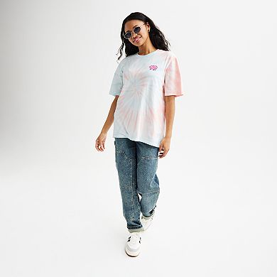 Juniors' IVORY ELLA Peanuts Snoopy Tie Dye Tee