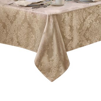 Elrene Home Fashions Barcelona Jacquard Damask Rectangle Tablecloth