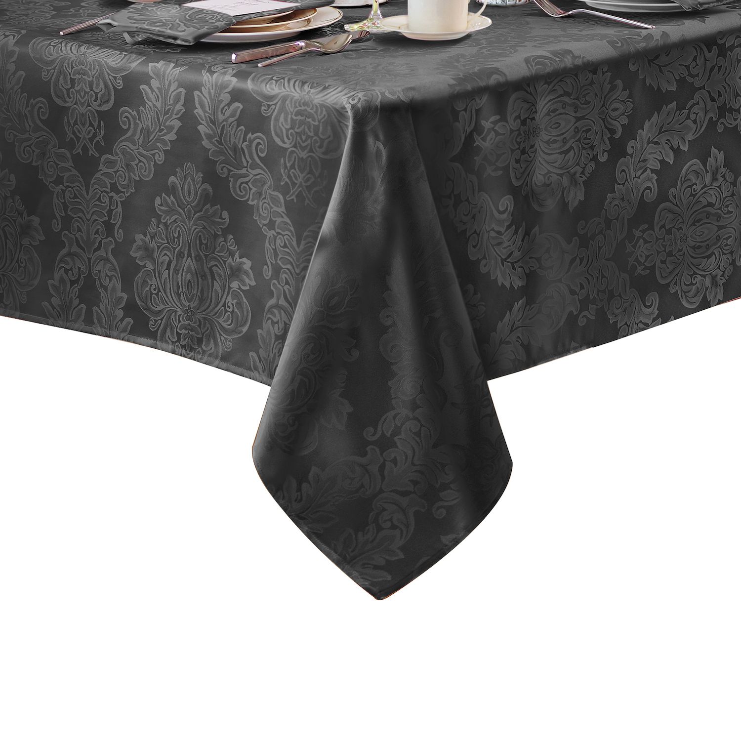 Elrene Home Fashions Athena - Juego de paneles de cortina de seda si