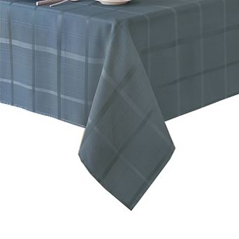Elrene Home Fashions Elegance Plaid Jacquard Rectangle Tablecloth