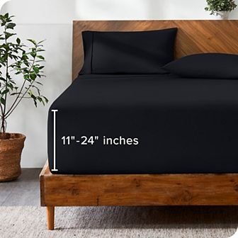 Ultra Soft 24 Inch Pocket Fitted Sheet