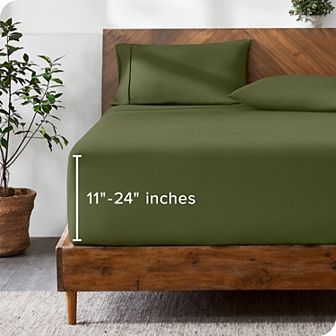 Ultra Soft 24 Inch Pocket Fitted Sheet