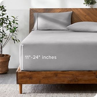 Ultra Soft 24 Inch Pocket Fitted Sheet