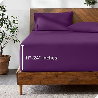 Ultra Soft 24 Inch Pocket Fitted Sheet