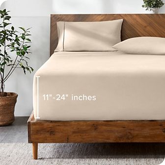 Ultra Soft 24 Inch Pocket Fitted Sheet